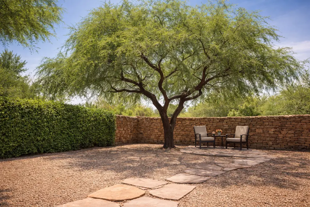 The Velvet Mesquite tree backyard. The Velvet Mesquite tree backyard.