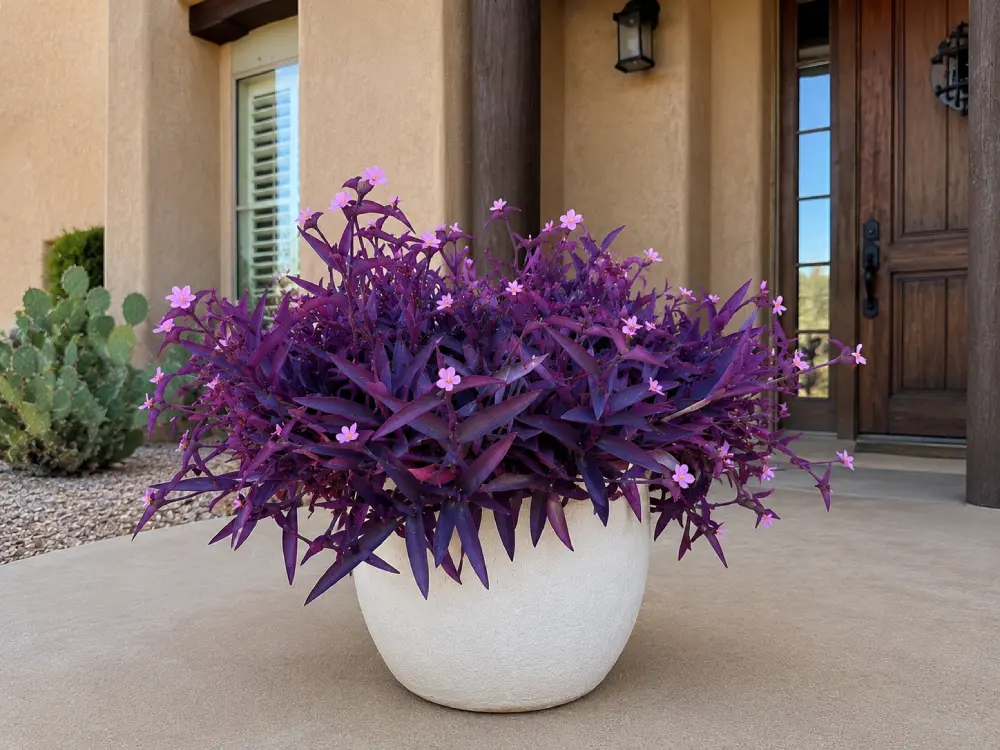 Purple Heart Plant - The Purple Heart Plant (Tradescantia pallida) is a  colorful, easy-to-grow plant that adds a striking splash of purple to your  landscape. Its deep purple foliage remains attractive throughout