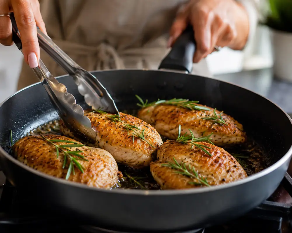 Rosemary to cook chicken Rosemary is a good herb to use on Chicken