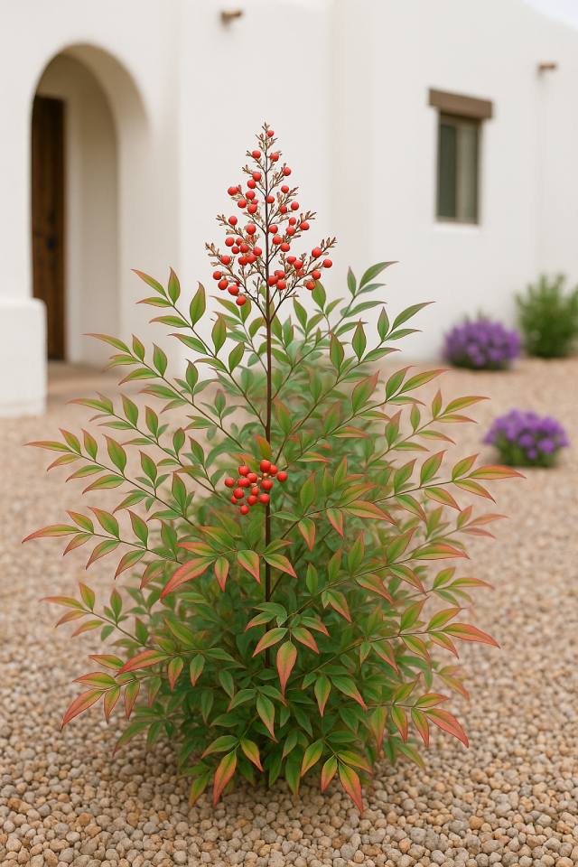 Heavenly Bamboo Nandina Domestica Plant Heavenly Bamboo Plants