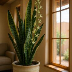 Snake Plant Blooming