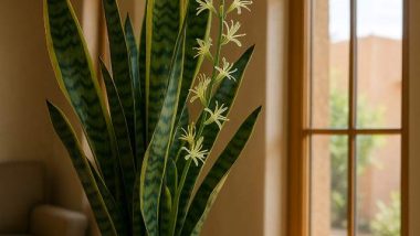 Snake Plant Blooming